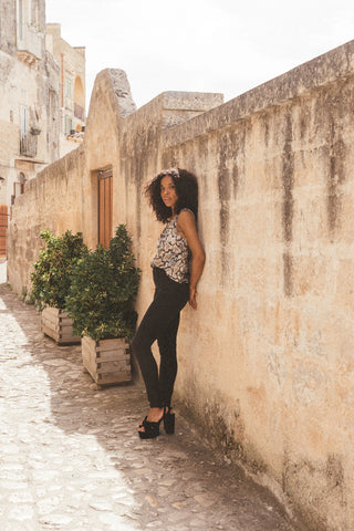 Skinny Jeans LEPIOTA Used Black