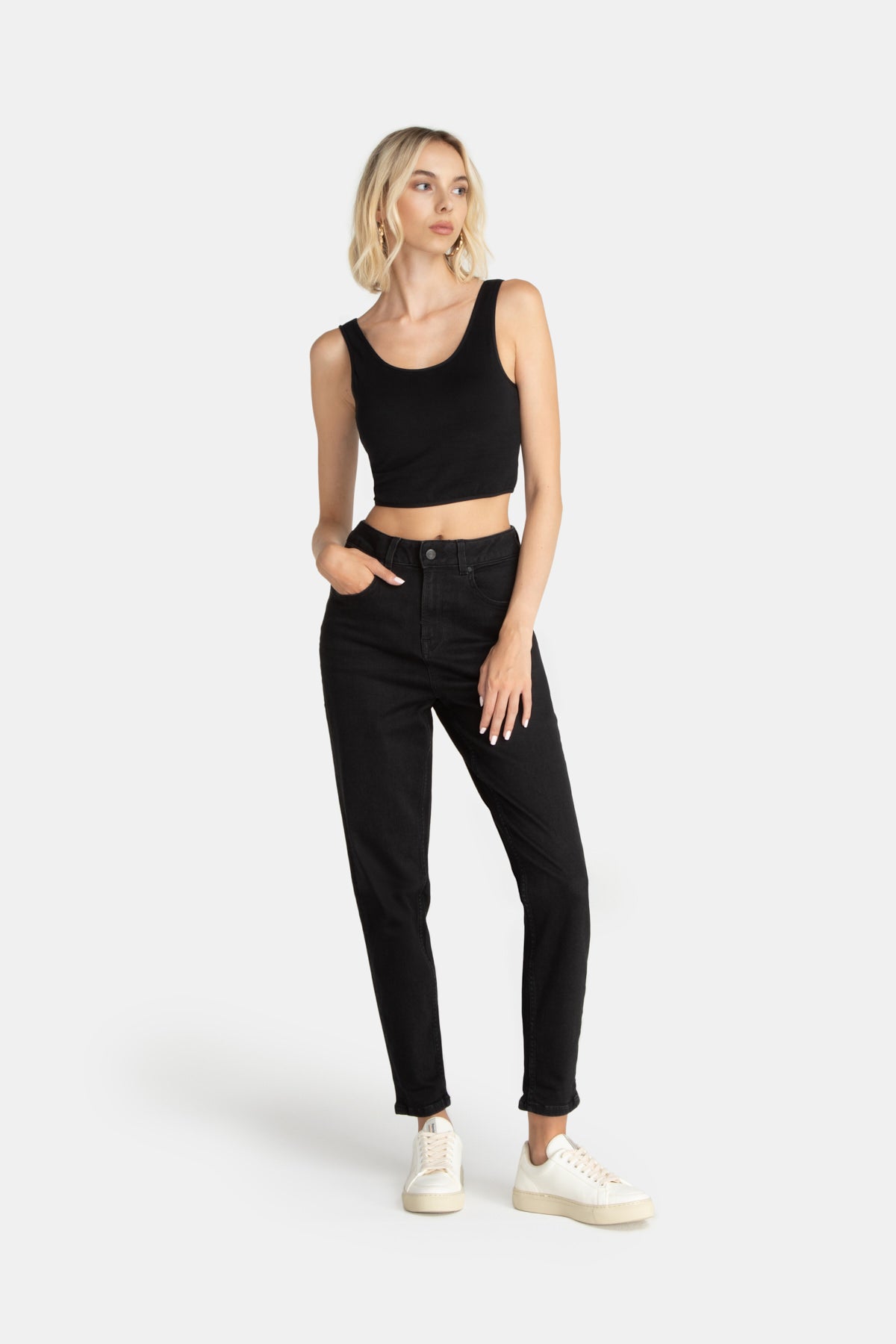 Lovjoi Mom Jeans CARPINE Used Black