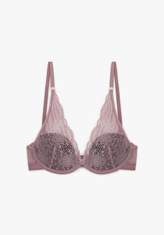 BRA SILVER LACE WINE
