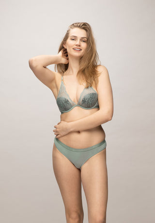 BRA SILVER LACE WINE