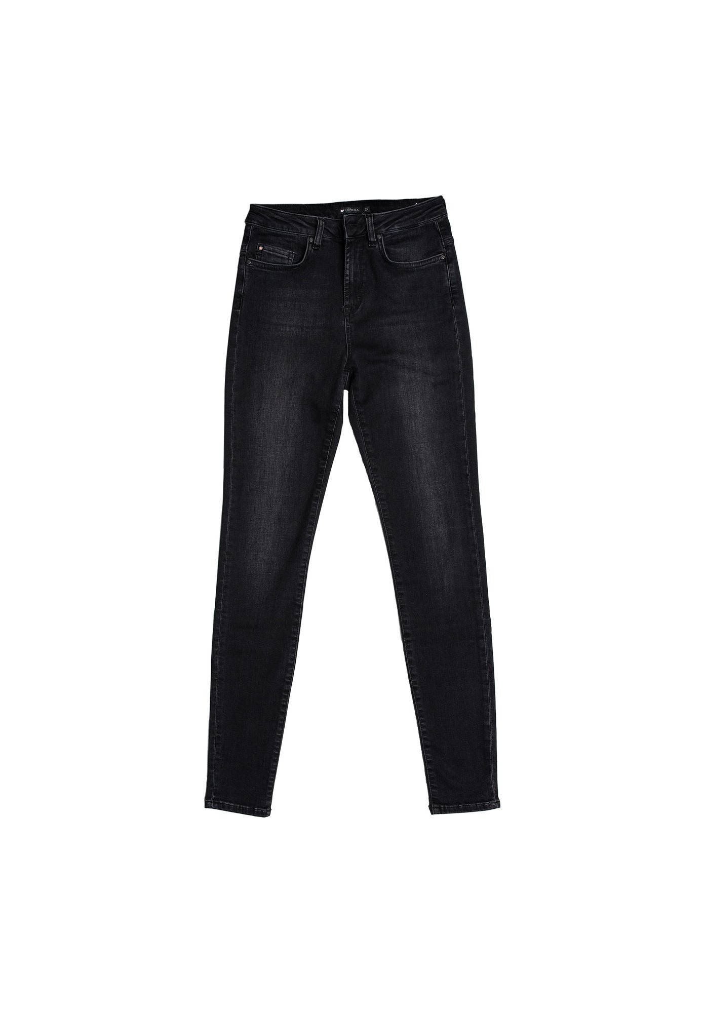 Skinny Jeans Lepiota Used Black